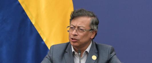 Petro sobre colombianos en Ucrania. / Foto: AFP.