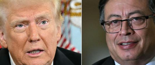 Petro le responde a Trump. / Foto: AFP.