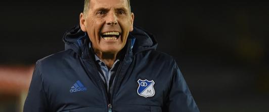 Miguel Ángel Russo en Millonarios. / Foto: AFP.