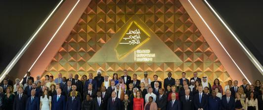 Presidente Petro en la inauguración del Gran Museo Egipcio en El Cairo