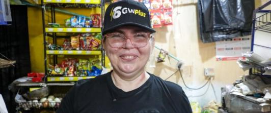 Familias beneficiadas con paneles solares. / Foto: Redes.