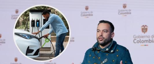 Movilidad eléctrica en Colombia. / Fotos: Presidencia y Freepik.