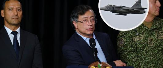 Contrato de aviones Gripen. / Fotos: Presidencia y AFP.