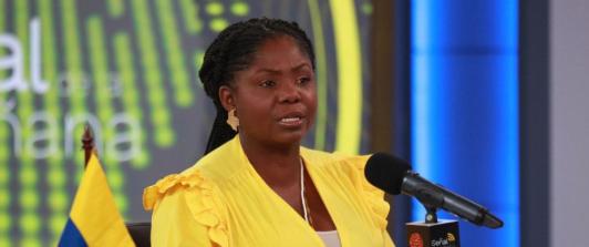 Vicepresidenta Francia Márquez rechaza sanción del CNE