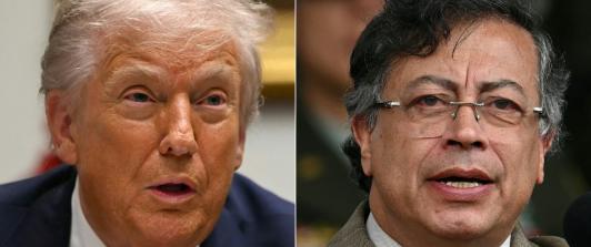 Trump vuelve a amenazar a Colombia.