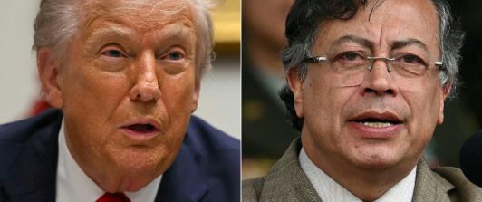 Trump amenaza al presidente Petro y a Colombia.
