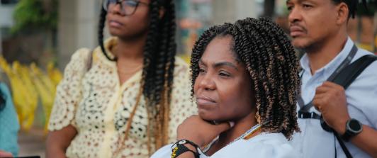 Vicepresidenta Francia Márquez rechaza la violencia en Valle y Cauca.