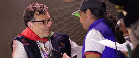 Pueblo Nasa reconoce al gerente de RTVC en histórica cumbre que reúne 206 territorios indígenas en Cauca