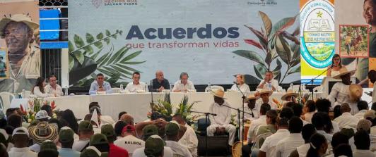 Gobierno y CN-EB pactan zonas de ubicación temporal en Nariño y Putumayo por diez meses