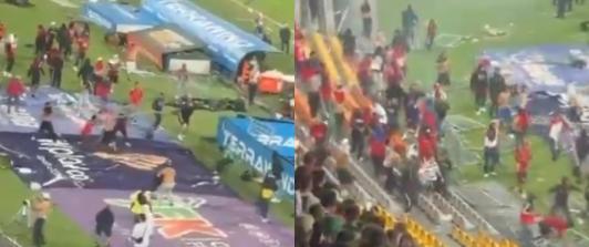 Disturbios en el Atanasio Girardot. / Foto: Captura de video.