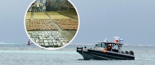 Incautación de cocaína / Fotos: Armada Nacional.