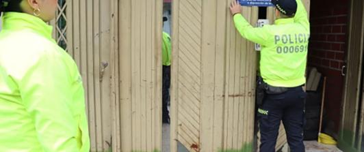 Incautación de bienes. / Foto: MinDefensa.