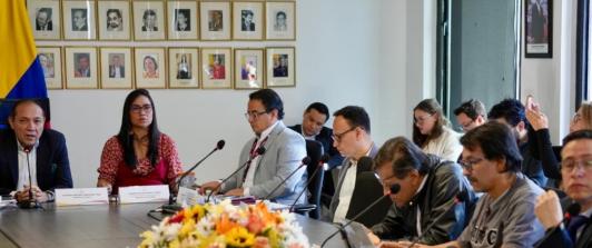 Mesa para el salario mínimo 2026. / Foto: MinTrabajo.