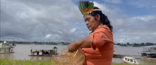 Uno de los mayores referentes culturales del pueblo Bora es su tradición artesanal en cestería