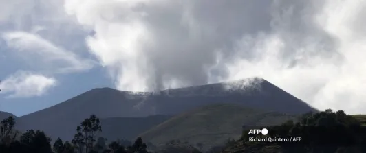 Se mantiene la alerta naranja en el Volcán Puracé.