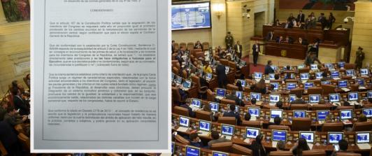 Propuesta de MinHacienda a congresistas. / Foto: AFP y redes sociales.