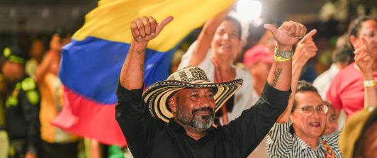 Concentraciones 7 de enero. / Foto: Presidencia.