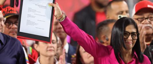Delcy Rodríguez anuncia amnistía general en Venezuela