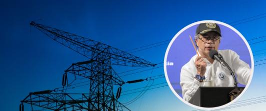 Presidente Petro sobre tarifa de energía. / Fotos: Freepik y Presidencia.