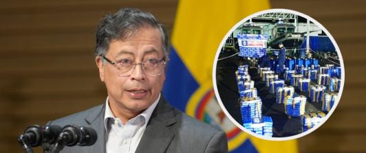 Incautación de cocaína / Fotos: Armada Nacional y Presidencia.