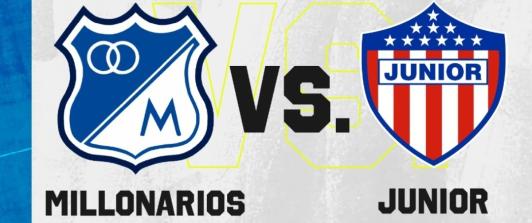 Millonarios vs. Junior. / Foto: Radio Nacional.