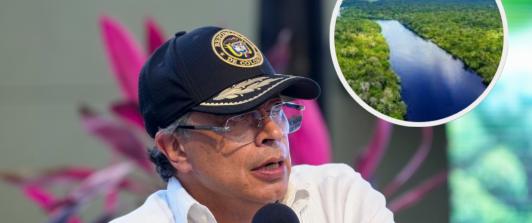 Petro sobre turismo en Leticia. / Fotos: Presidencia y Radio Nacional.