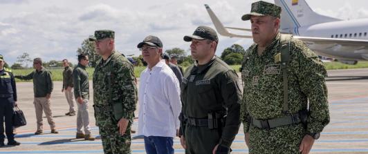Petro da orden a fuerza pública. / Foto: Presidencia.
