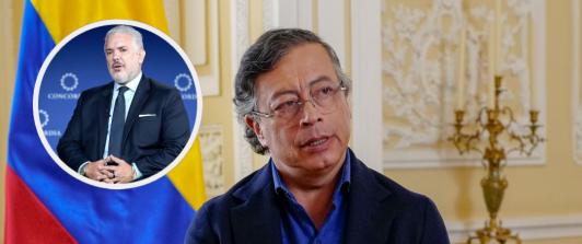 Petro sobre el precio del oro y la decisión de Duque. / Foto: AFP y Presidencia.