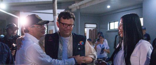 Petro y Hollman Morris pusieron en marcha nuevos estudios de RTVC.