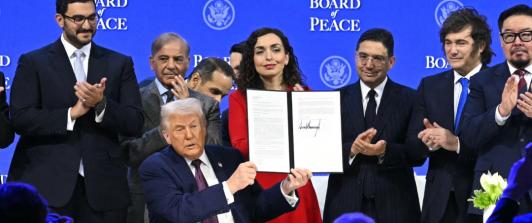 Críticas a Trump por plan para una nueva Gaza. / Foto: AFP.