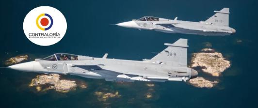 Contraloría avala proceso y contrato para compra de aviones Gripen a Suecia