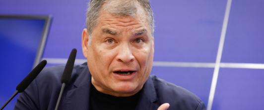 Rafael Correa. / Foto: AFP.