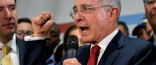 Álvaro Uribe Vélez. / Foto: AFP.