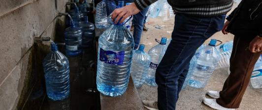 Consumo de agua. / Foto: AFP. 