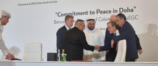 Ejército Gaitanista conversaciones con el Gobierno. / Foto: X ComisionadoPaz.