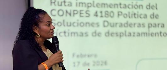 Gobierno lanzó Conpes para víctimas de desplazamiento forzado.wepb