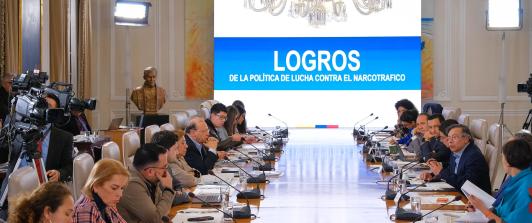Gobierno Petro ha incautado 3.000 toneladas de cocaína.