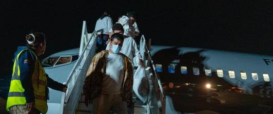 Gobierno acompaña el retorno humanitario de 101 colombianos desde Estados Unidos