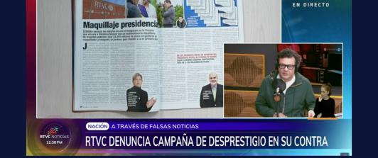 Hollman Morris denunció campaña de Revista Semana contra RTVC