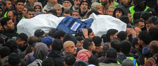 El CJP reporta el segundo año consecutivo con cifras históricas de víctimas de periodistas, con el genocidio en Gaza como el escenario más letal.