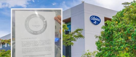 MinTrabajo sobre Alpina. / Fotos: Alpina y X MinTrabajo.