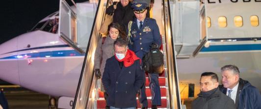 Petro llega a Estados Unidos. / Foto: Presidencia.