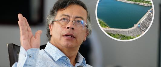 Presidente Petro cuestionan manejo de represas. / Fotos: Presidencia y Represa de Urrá.