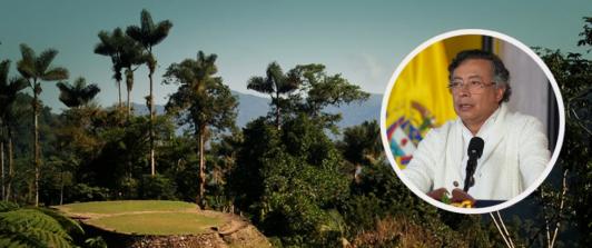 Petro sobre el decreto de la Línea Negra. / Fotos: Parque Tayrona y Presidencia.