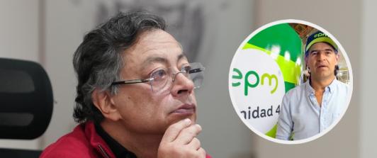 Petro sobre EPM y la tarifa de energía. / Fotos: Presidencia, Alcaldía de Medellín - IG Fico Gutiérrez.