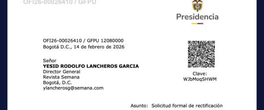 Presidencia desmiente a Revista Semana por Contratos con RTVC.