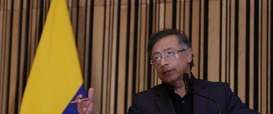 Presidente Gustavo Petro reporta caída de homicidios en enero.