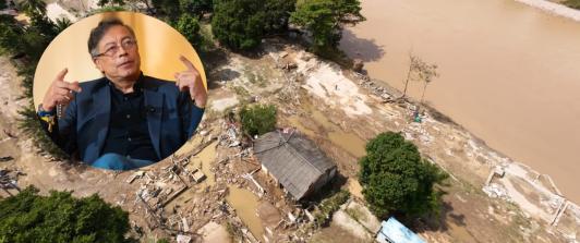 Petro ordena investigar inundaciones en el Caribe y señala manejo irregular