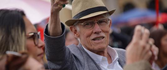 Cadena de afectos recorre Colombia en respaldo al presidente Petro