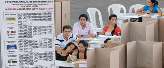 Así quedó el tarjetón para las elecciones al Senado y Cámara de Representantes